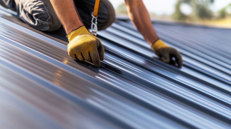 Metal Roof Repair After Storm, Wind, Or Hail Damage